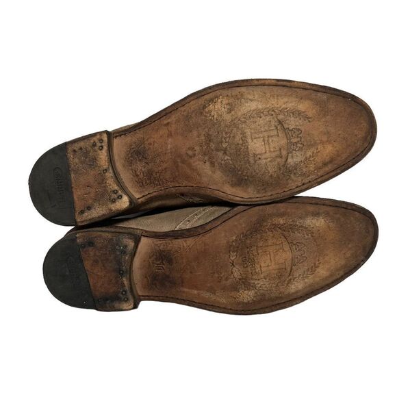 Men’s Harris 1813 Barney’s New York dress shoes Brown rustic color-way size 11 - Picture 5 of 9